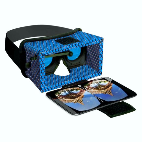 [NEW] VIRTUAL REALITY PHONE HEADSET VR TECHNOLOGY VIEW 3-D HEAD SET SMARTPHONE - Picture 1 of 3